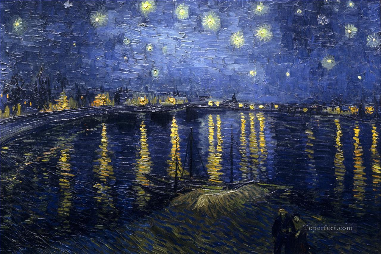 The Starry Night 2 Vincent van Gogh Landscapes stream Oil Paintings